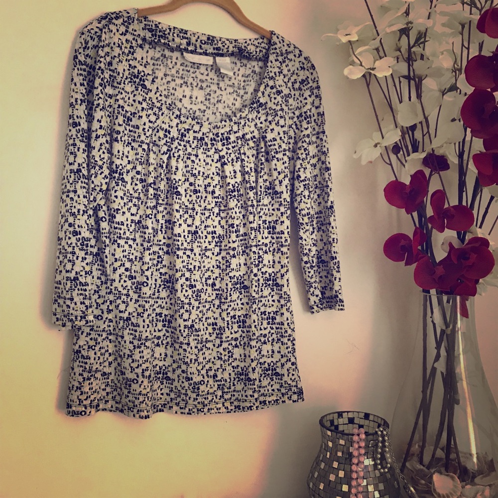 Yellow and black floral print shirt